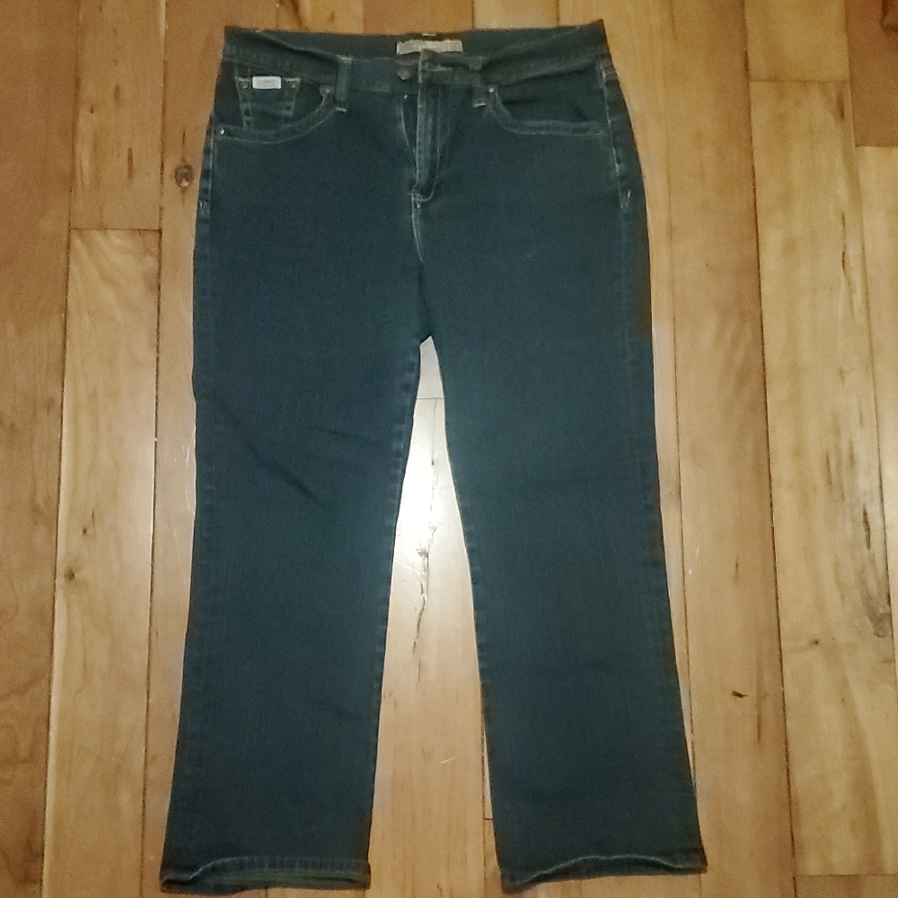Z. Cavaricci Dark Blue Straight-Leg Women's Jeans